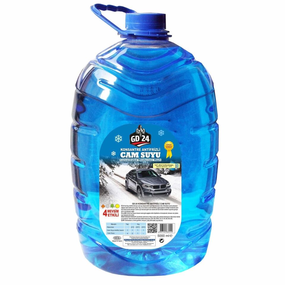 GD-24 ANTİFRİZLİ CAM SUYU 5000ML
