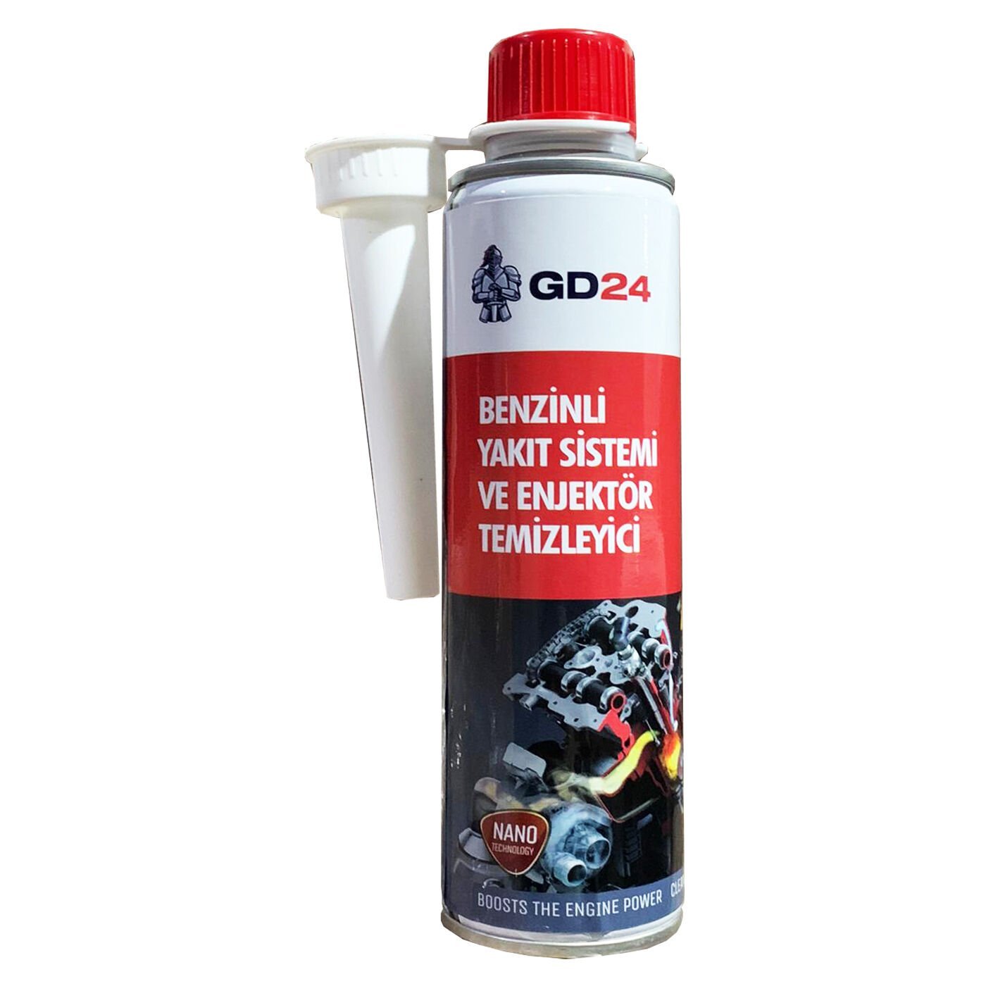 GD-24 BENZİNLİ YAKIT SİSTEMİ VE ENJEKTÖR TEMİZLEYİCİ 250 ml.