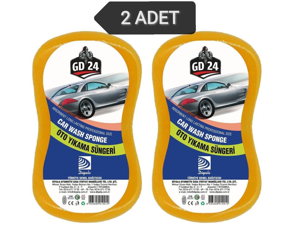 GD-24 OTO YIKAMA SÜNGERİ 2 ADET