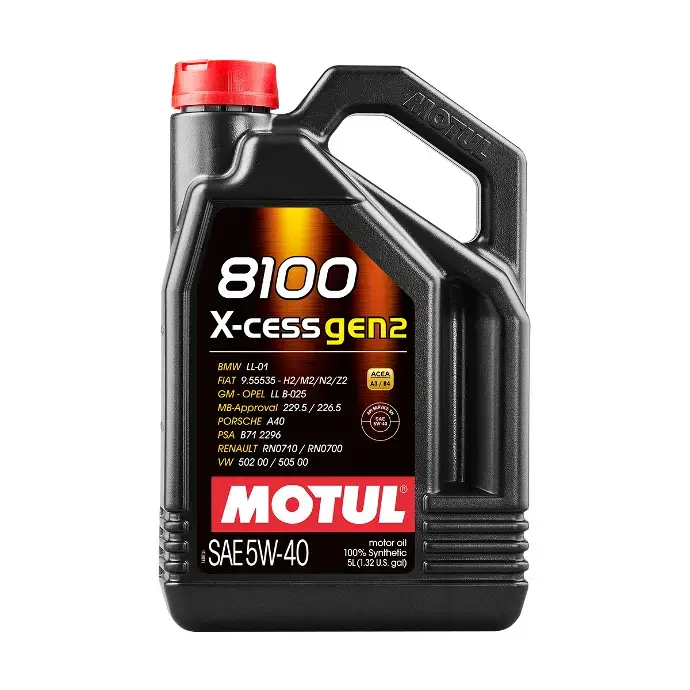MOTUL 8100 X-CESS GEN2 5W-40 MOTOR YAĞI 5L