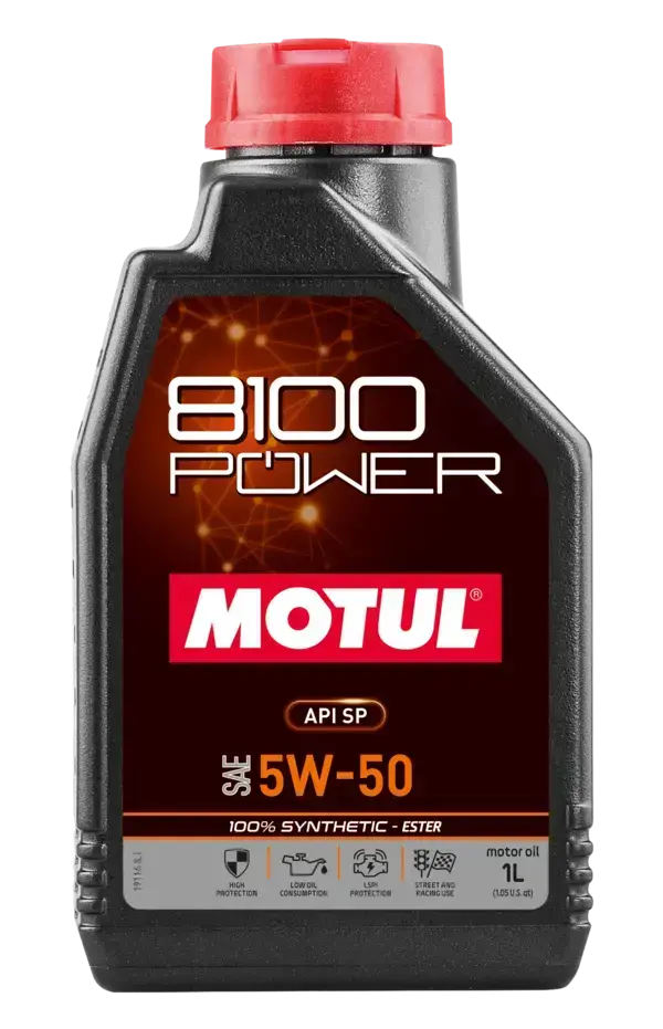 MOTUL 8100 POWER 5W-50 MOTOR YAĞI 1L