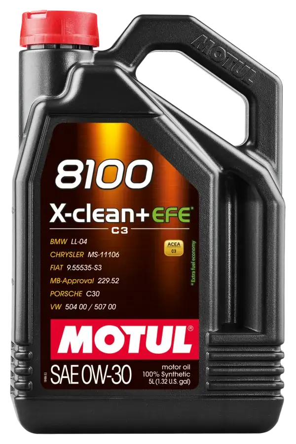 MOTUL 8100 X-CLEAN+ EFE 0W-30 MOTOR YAĞI 5L