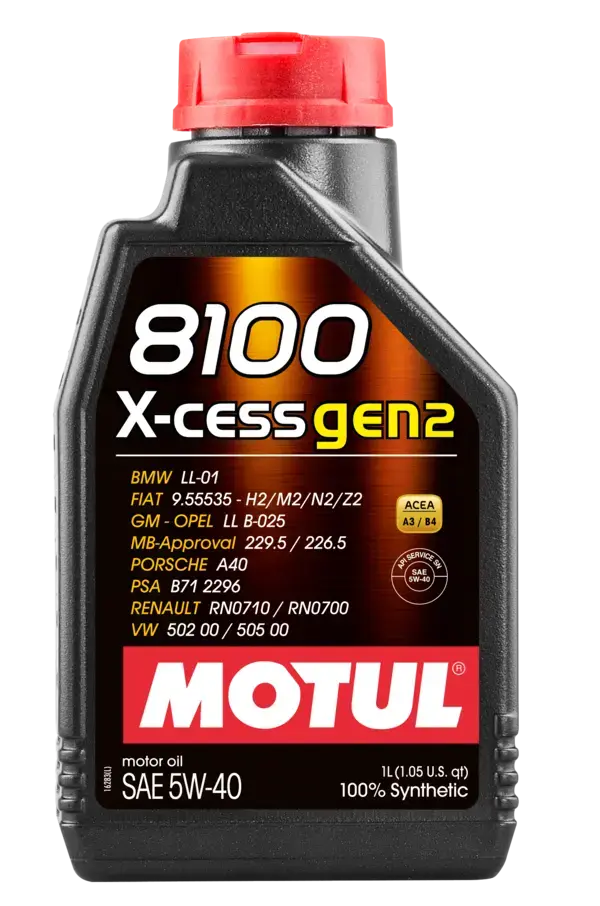 MOTUL 8100 X-CESS GEN2 5W-40 MOTOR YAĞI 1L