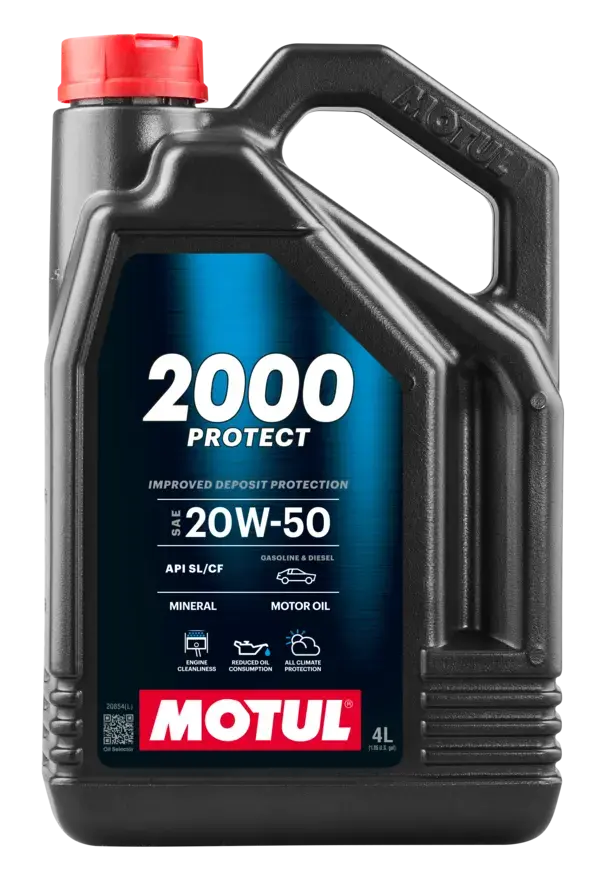 MOTUL 2000 PROTECT 20W-50 MOTOR YAĞI 4L