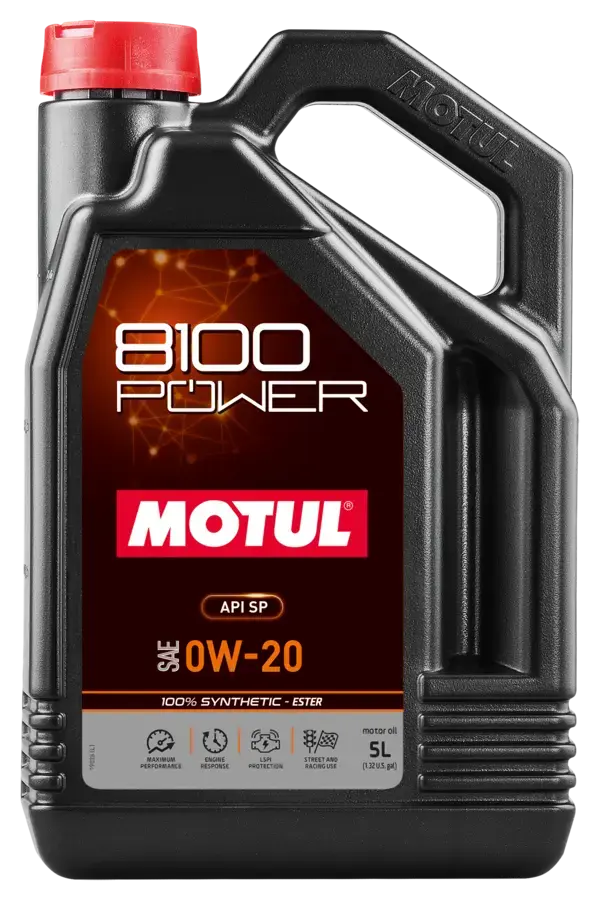 MOTUL 8100 POWER 0W-20 MOTOR YAĞI 5L