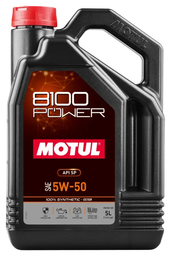 MOTUL 8100 POWER 5W-50 MOTOR YAĞI 5L