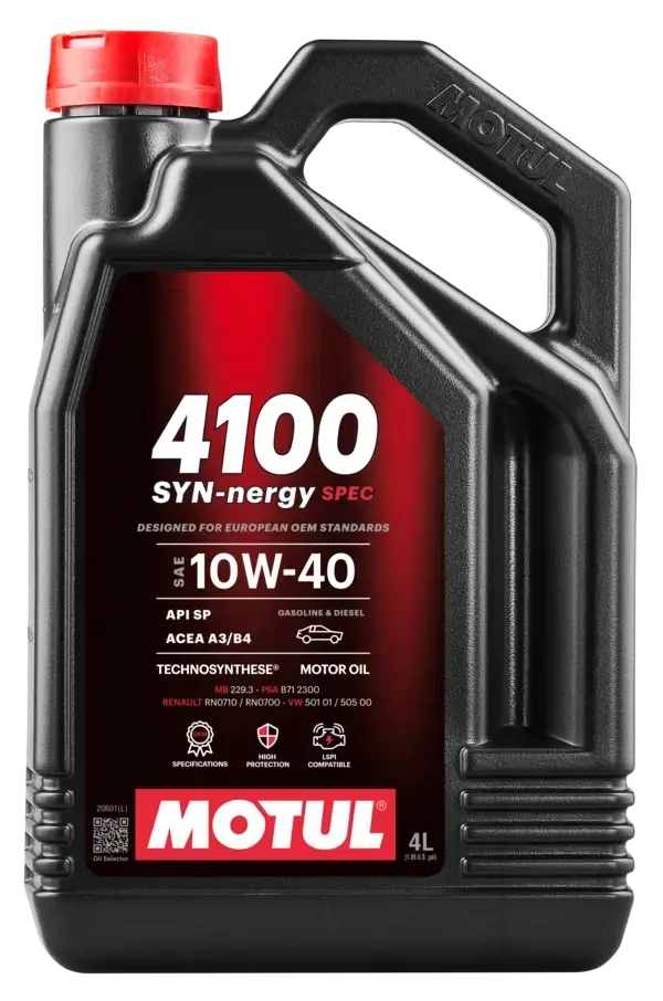 MOTUL 4100 SYN-NERGY SPEC 10W-40 MOTOR YAĞI 4L