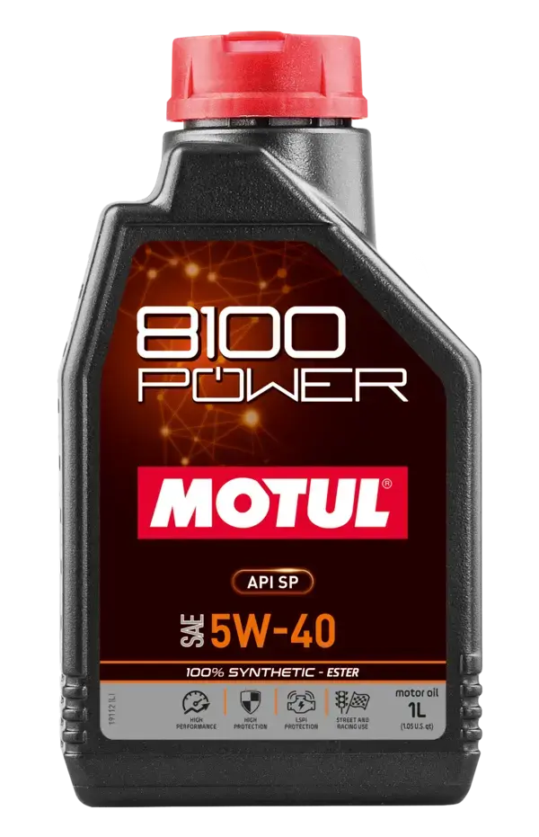 MOTUL 8100 POWER 5W-40 MOTOR YAĞI 1L