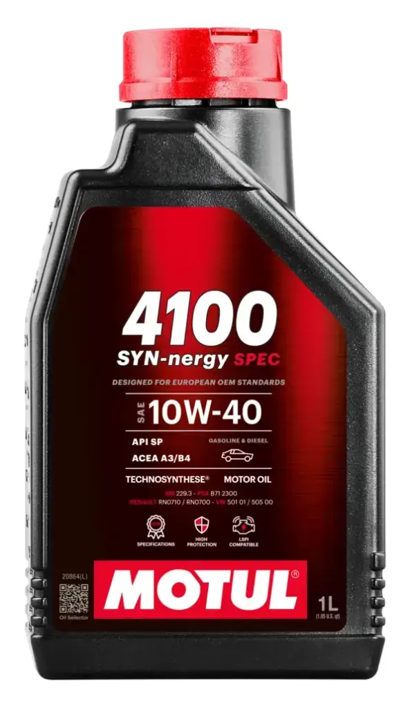 MOTUL 4100 SYN-NERGY SPEC 10W-40 MOTOR YAĞI 1L