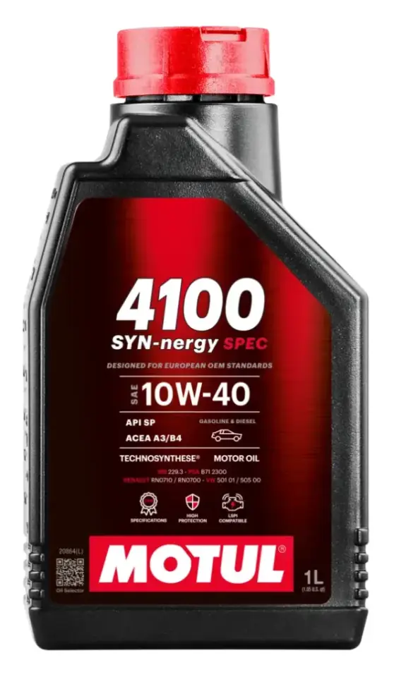 MOTUL 4100 SYN-NERGY SPEC 10W-40 MOTOR YAĞI 1L